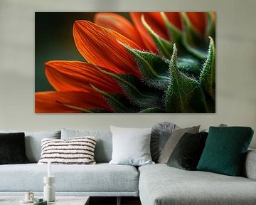 Zonnebloem close-up van Jonas Weinitschke