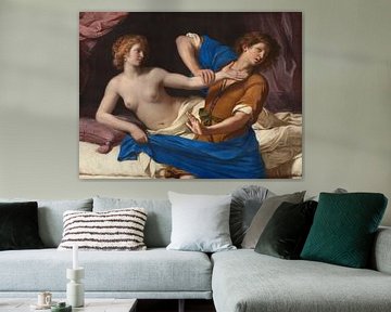 Guercino, Jozef en de vrouw van Potifar, 1649