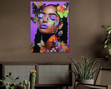Purple Summer Vibes II van Jacky
