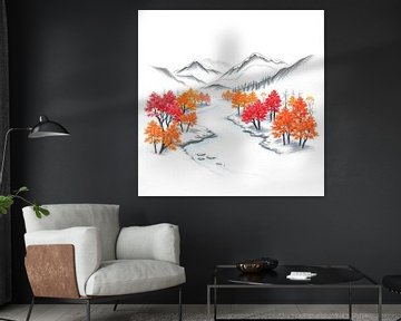 Herfstrivier van Artistic
