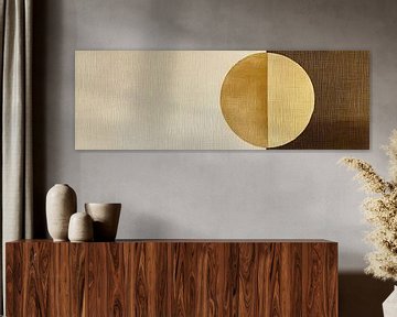 Serene Harmony of Earth Tones van Zen en Meer