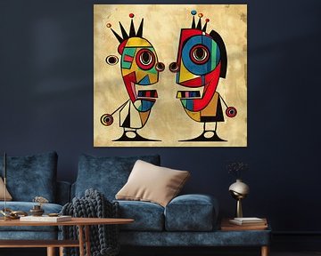Abstract Picasso painting by Art Whims