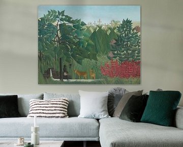 Henri Rousseau, De waterval, 1910