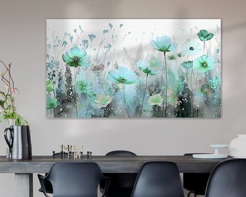 Bijzonder Schilderij van een Klaprozenveld van Studio Pieternel