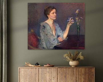 Henry Brown Fuller, Ebba Bohm, ca. 1905 van Atelier Liesjes