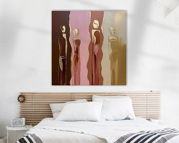 Golden Family van FoXo Art