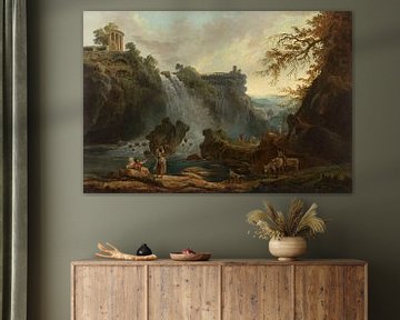 Hubert Robert, De watervallen van Tivoli van Atelier Liesjes