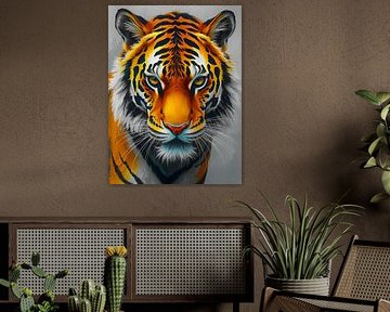 Majestueuze tijger - meesterwerk van dierenportretten