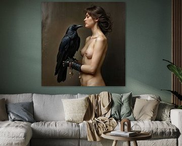Vrouw met Raaf