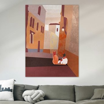 midday sun | citycats 4 van Hans Hogenboom