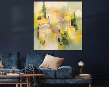 Italiaans berg dorpje van Lauri Creates