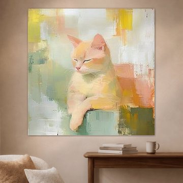 Cat in the sun by Lauri Creates