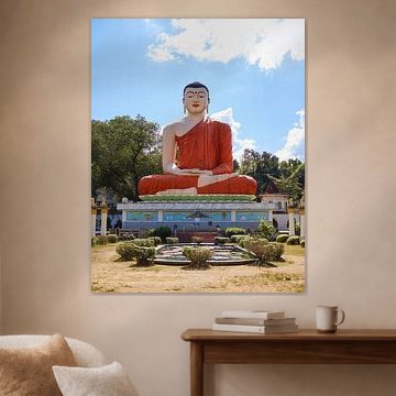 Schöne Buddha-Statue in Sri Lanka