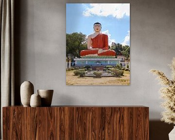 Schöne Buddha-Statue in Sri Lanka von Dilani Butink