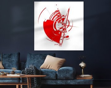 Abstracte kunst JM0079 van Johannes Murat