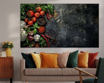 Fresh ingredients and spices by Jonas Weinitschke