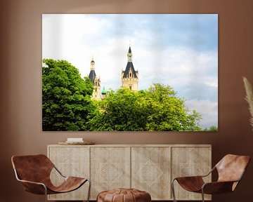 Prachtige kasteel van Schwerin van Jan Brons