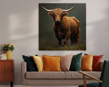 Schotse Hooglander Stier van Studio Gradus Fecit