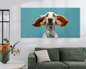 Hund mit fliegenden Ohren von Jonas Weinitschke