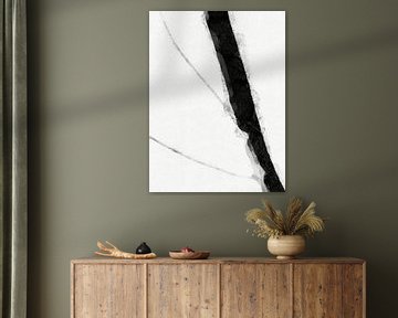 Minimalistisch zwart-wit D1 van Menega Sabidussi