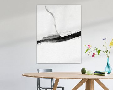 Minimalistisch zwart-wit D3 van Menega Sabidussi