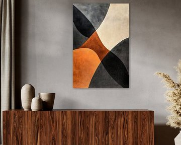 Zacht minimalistisch schilderij van Modern Collection