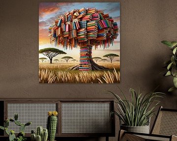 De Boom der Kennis - Een surrealistische kijk op de kracht van boeken van Eric Nagel
