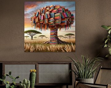 De Boom der Kennis - Een surrealistische kijk op de kracht van boeken van Eric Nagel