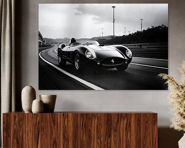 Ferrari Testarossa: een symfonie van snelheid en elegantie van Jan Keteleer (JanKé): Een reis voorbij het canvas