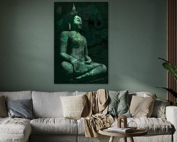 Buddha mit Elefanten von Anouschka Hendriks