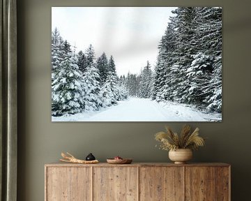 Sneeuw landschap van Daisy Renders