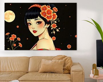 Geisha in het water van Egon Zitter