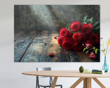 concept Valentine's Day photography say it with flowers