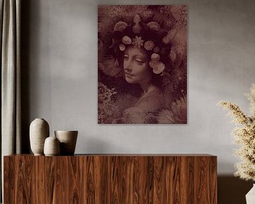 Da Vinci’s Angel Sepia van Anne Koek