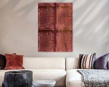 Pink, purple, ochre, Natural pattern. by Dina Dankers
