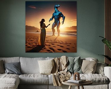 Example of the artwork in a room