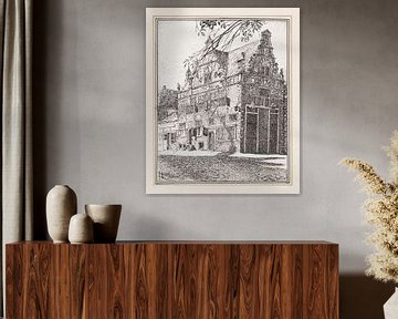 Huib Luns, De Waag te Enkhuizen, 1938 van Atelier Liesjes
