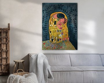 Gustav Klimt | Der Kuss | Interpretation zur Liebe