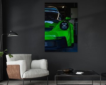 Porsche racing car by Stacey Van Baast