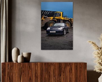 Porsche 996 4S met shovel van Ryan van Pelt