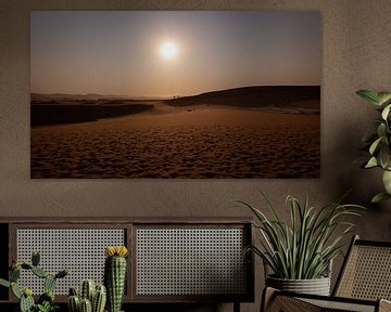 Zonsopkomst in Sossusvlei, Afrika van Anouk Kooiman