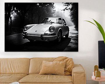 Porsche 911 een tijdloos icoon op de openbare weg van Jan Keteleer (JanKé): Een reis voorbij het canvas
