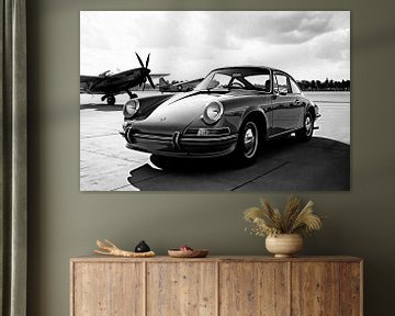 Porsche 911 Een ode aan tijdloze elegantie van Jan Keteleer (JanKé): Een reis voorbij het canvas