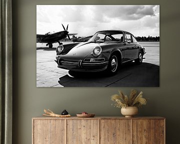 Porsche 911 Een ode aan tijdloze elegantie van Jan Keteleer (JanKé): Een reis voorbij het canvas