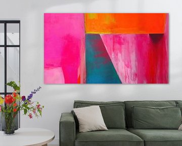 Fuchsia Abstractie van Franka Poulain