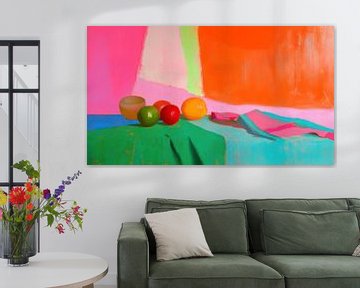 Stilleven in expressieve kleuren van Franka Poulain