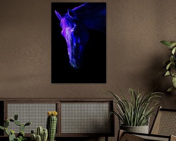 Portrait de cheval d'un autre monde
