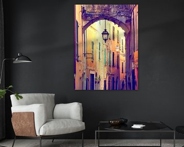 Italian street.. van Els Fonteine