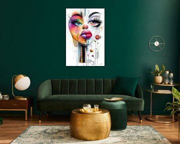kunstachtige en grappige whimsical karikatuur van Gelissen Artworks