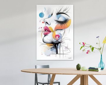 kunstachtige en grappige whimsical karikatuur van Gelissen Artworks